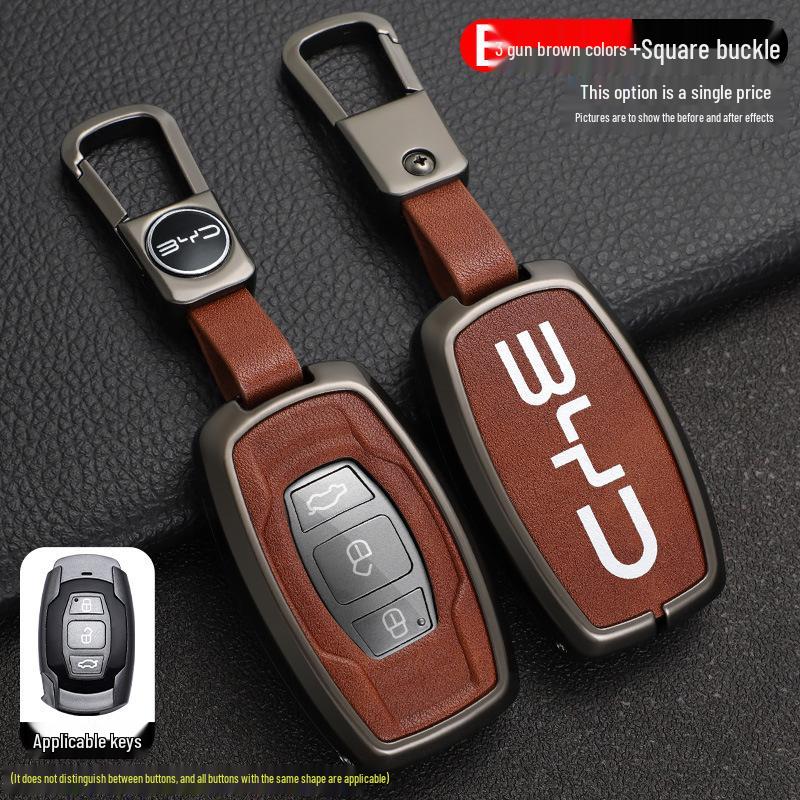 BYD Song, Tang Max, G5 Surui, E5 Sirui, G6 Qin Metal Key Case – Creative Car Shell Buckle (Old Models)