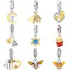 Copper Bee Sun Golden Series Pendant Charms Beads Fit Original Wear Bracelets Diy Jewelry Gifts Accessory
