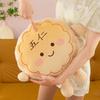 Creative Mid-Autumn Festival Cute Soft Cute Expression Moon Cake Throw Pillow Cushion Holiday Gift Plush Toy Grab Machine Doll