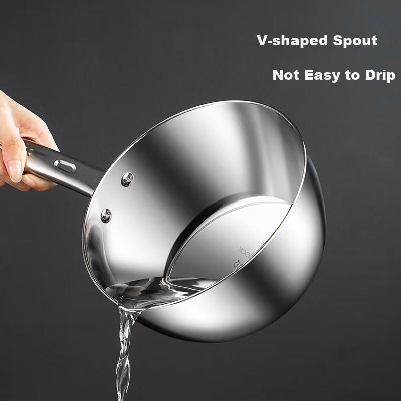 maxcook 316L Stainless Steel Ladle Water Scoop, Household And Commercial Water Scoop Ladle 16cm MCPJ2348