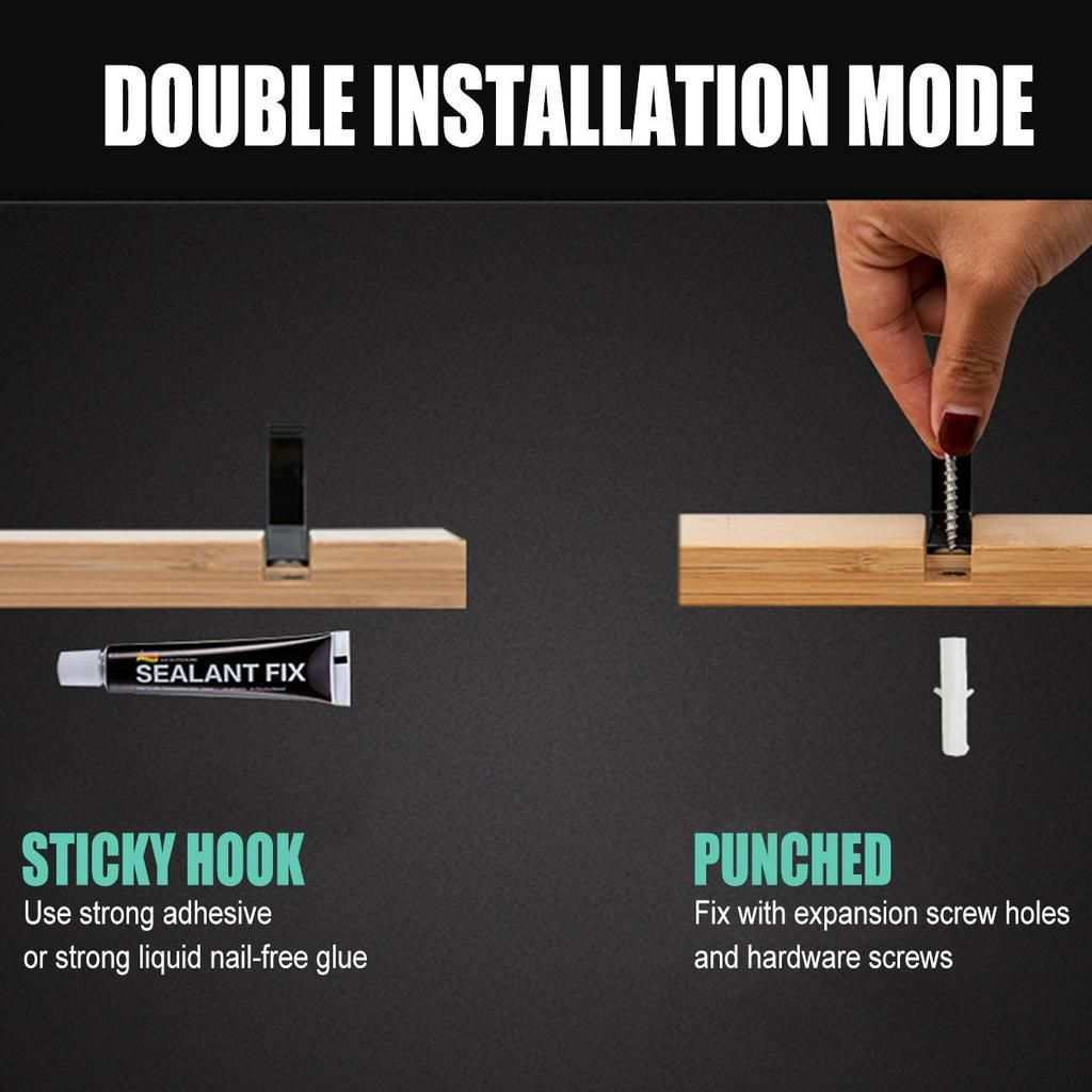 Neuer Mantelhaken Schlüsselhaken Halter Schlafzimmertür Hut Kleiderständer 4/5/6 Haken Holz Wandaufhänger Mantelhaken Aufhänger Küche Toilettenhaken