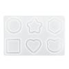 Resin Shaker Mold,Bear Silicone Quicksand Mould for DIY Keychain Jewelry Making