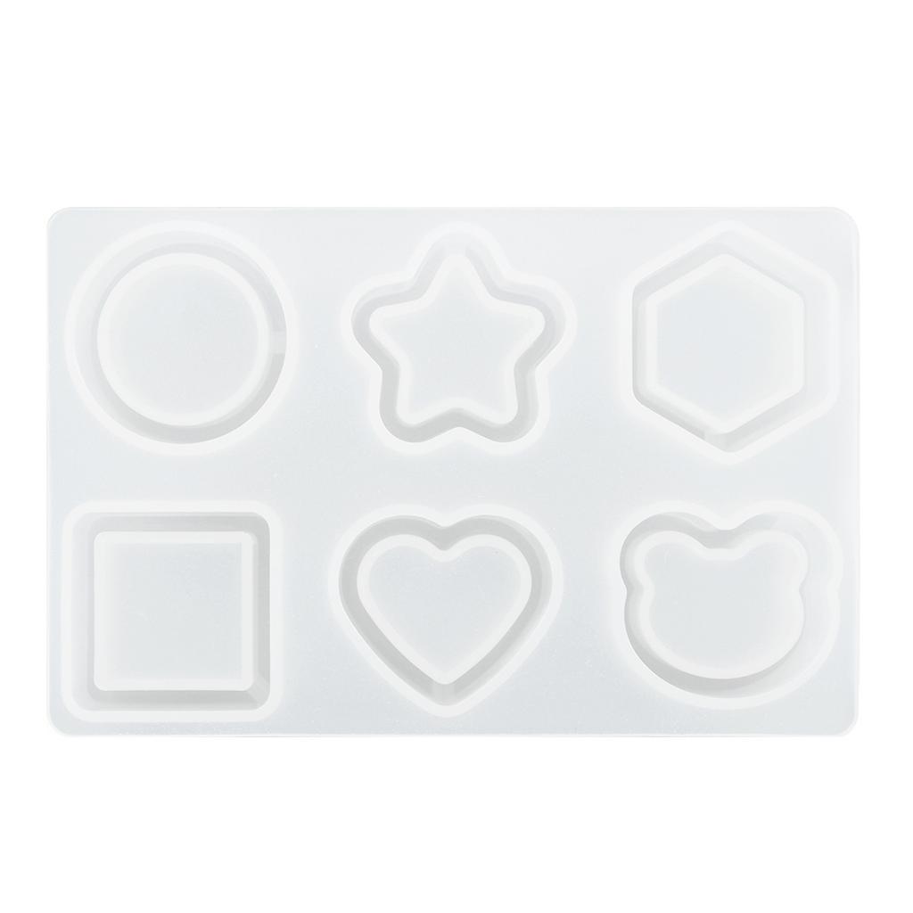 Resin Shaker Mold,Bear Silicone Quicksand Mould for DIY Keychain Jewelry Making