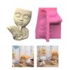 Vase Moulds Human Shape Silicone Material for Making Concrete Resin Flowerpot