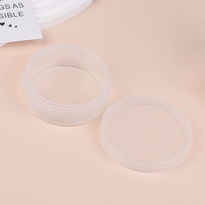 Transparent Circular Box With Cover Cosmetics Puff Storage Box Beauty Face Care Tool Makeup Case Travel Accessories Container