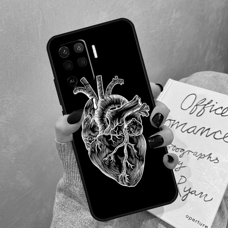 

Human Anatomy Heart Art Case For Oppo A5 Pro A15 A17 A57 A77 A94 A74 A54 A16 A76 A96 A40 A60 A80 A18 A38 A58 A78 A98 OPPO A78 4G