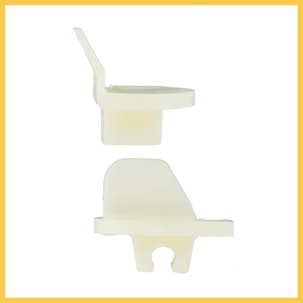 6 Set Tire Changer Insert Tire Demount Head Tire Machine Guard Wheel Side Protector for Mount Demount Duck Head Tyre Repair White 1.69"x0.47"x0.24"