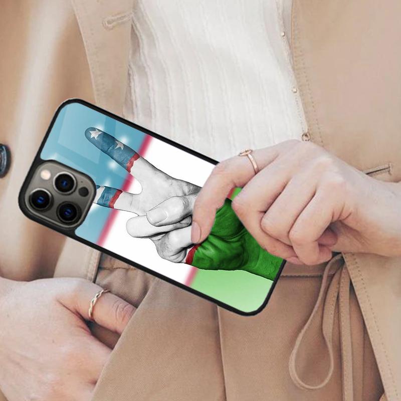 Uzbekistan Flag Coat Of Arms Magnetic Phone Case For APPLE iPhone 17 Air 16 14 13 12 Pro Max 15 Plus Wireless MagSafe Cover