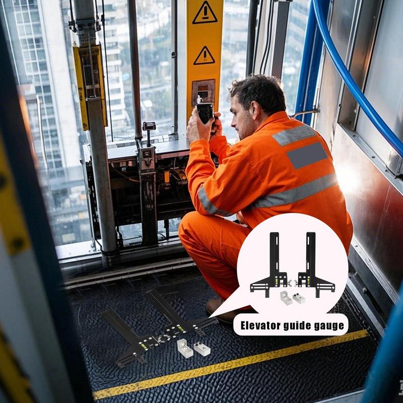Elevator Guide Rails Stainless Steel Lift Marking Ruler Single Track Elevator Guide Rail Gauge School Board For Positioning