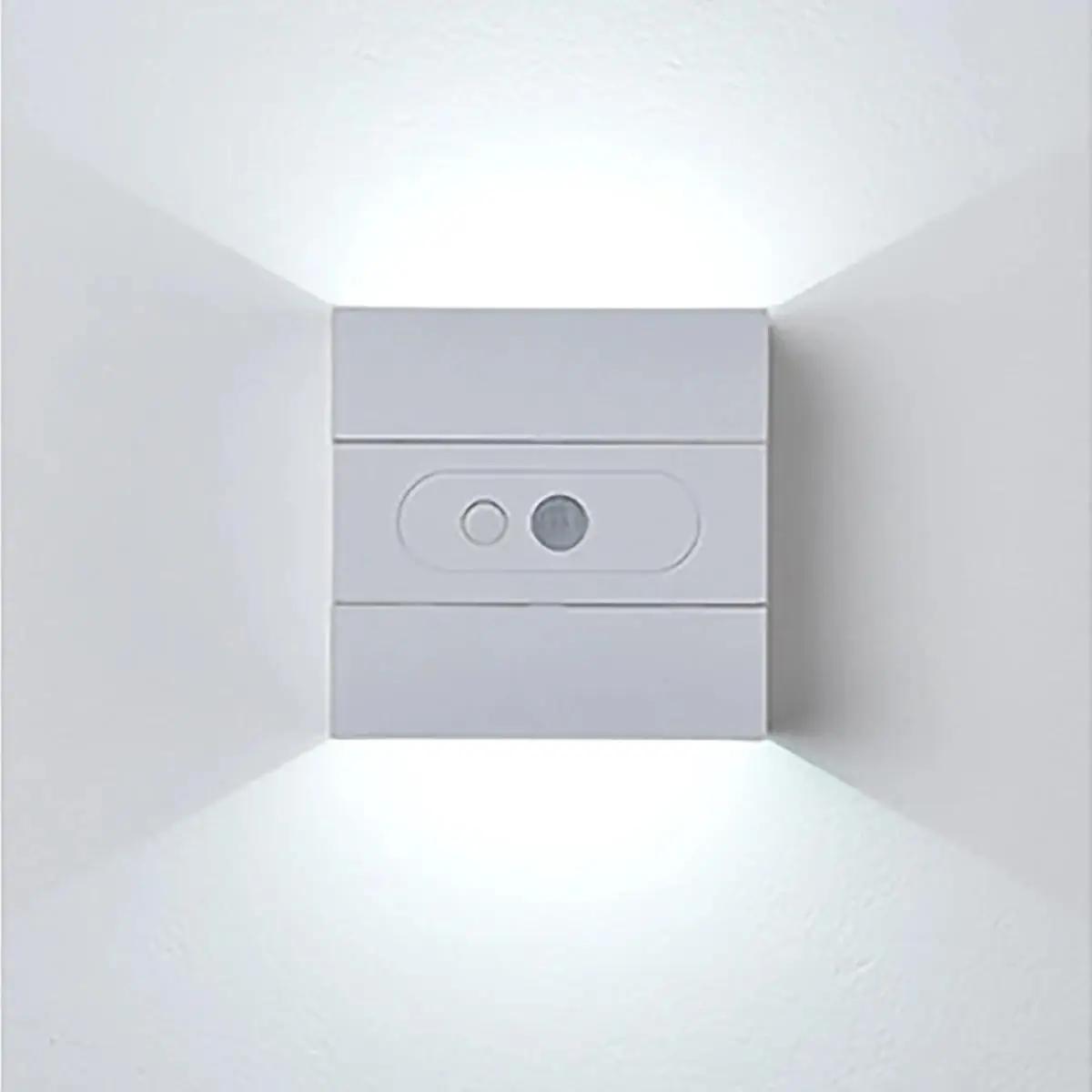 

Motion Sensor Usb Rechargeable Led Wall Lamp Indoor Dimmable Wireless Bedroom Lobbie Living Decorative Metal Room Up-Down Luxury Warm White (2700-3500K)