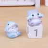 Cute Resin Cat Mini Ornaments Office Desktop Kitten Car Doll Emotional Stability Healing Birthday Gift Home Decorations