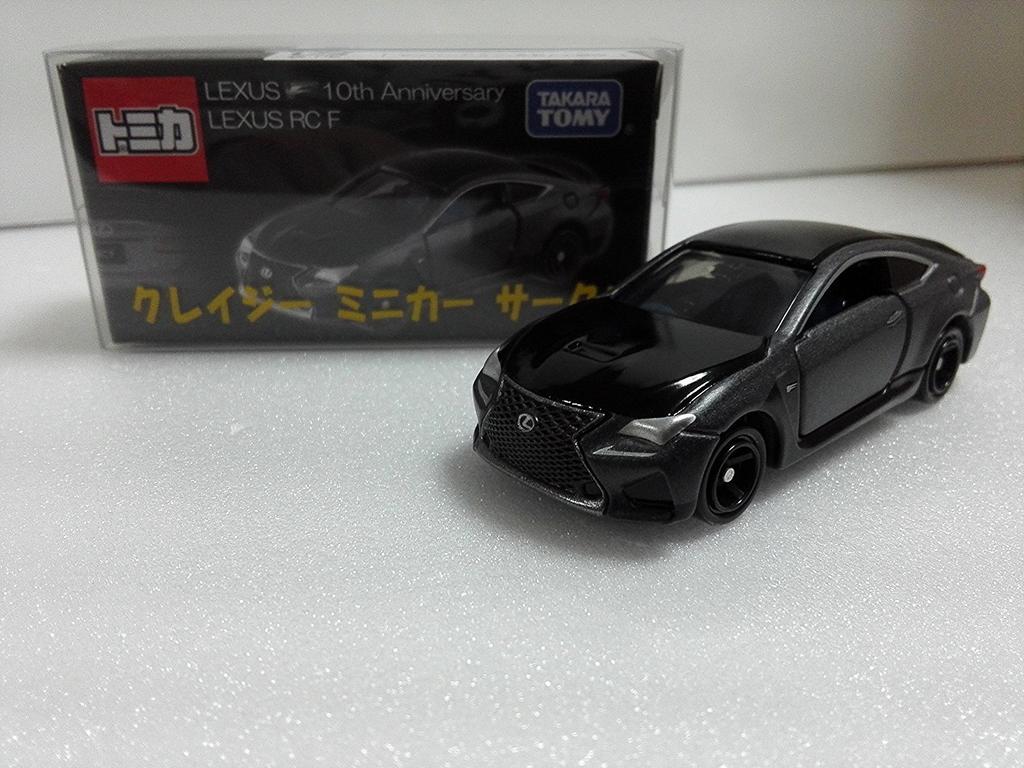Commemorating the 2018 Tokyo Auto Salon, Tomica LEXUS F 10th Anniversary LEXUS RC F Crazy Miniature Car Circle with Case