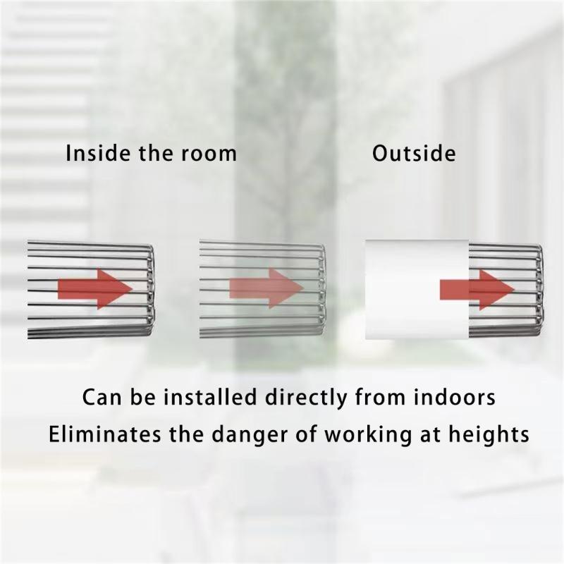 Havalandırma Borusu Koruyucu Drenaj Izgaralı Koruyucu Kavisli Çelik Tasarım Mutfak Banyo Drenajları İçin Hayvan Girişini Önler