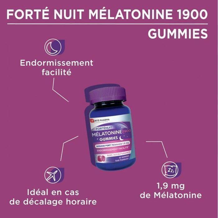 Forté pharma forténuit Melatonin 1900 Gummis - 30 Gummis