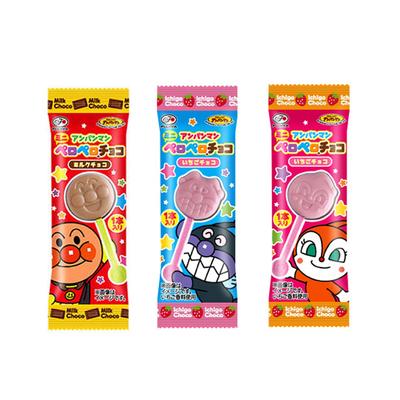 Fujiya Anpanman Mini Lollipop 25 Pieces Per Stick Chocolate,