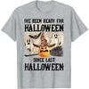 I've Been Ready for Halloween Funny Ghost Skeleton Graphic T-Shirt Casual  Daily Four Seasons Men Clothing Tees