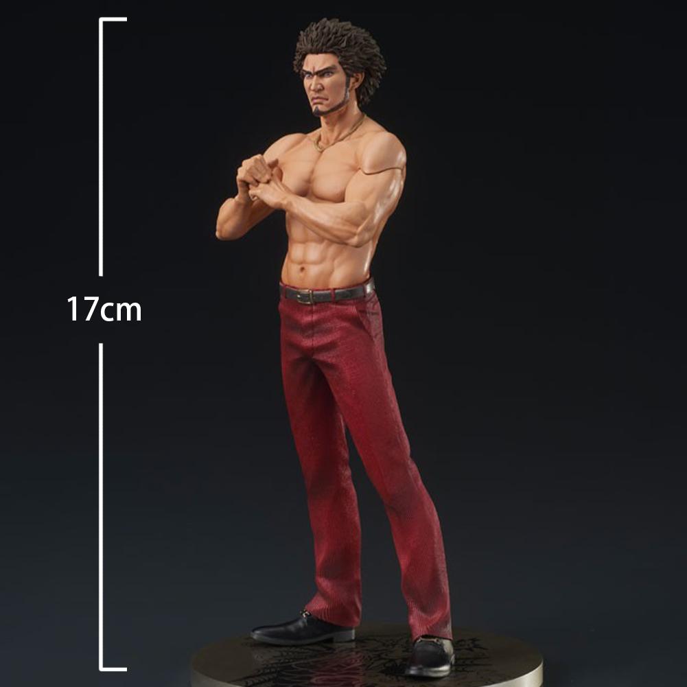 Anime Dragon figure Kasuga Ichiban Kazuma Kiryu Action Figure Goro Majima Figure Strong man Model Toy Doll Ornament collect Gift 17m