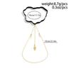 Sexy Metal Snake Pendant Tassel Thigh Chain Double Layer Elastic Beaded Body Chain Jewelry For Women