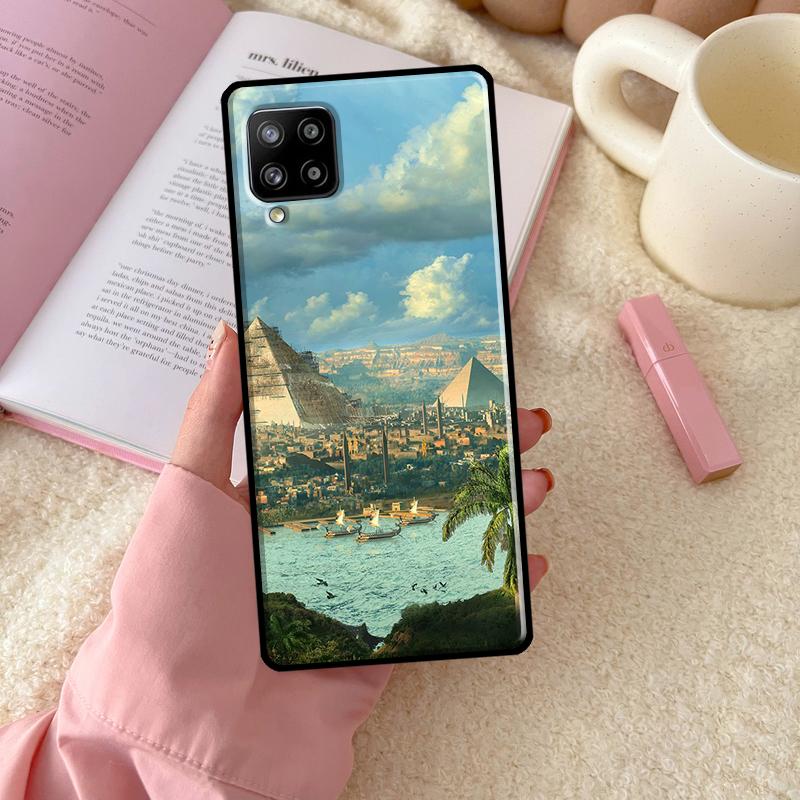 Egypt Pyramids For Samsung Galaxy A54 A34 A14 A13 A52 A32 A12 A22 A72 A52S A33 A53 A73 A71 A51 Phone Case