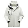 Unisex Windproof 3-in-1 Jacket, Couple Style with Detachable Liner, Two-Piece Set for Hiking, Plus Size Available