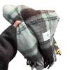 Korean Style Plaid Thickened Winter Shawl Scarf for Women