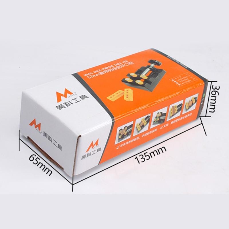 Aluminum Mini Table Vise Jaw Carving Bench Clamp Drill Press Vice Micro Clip Adjustable Flat Pliers DIY Jewelry Tools