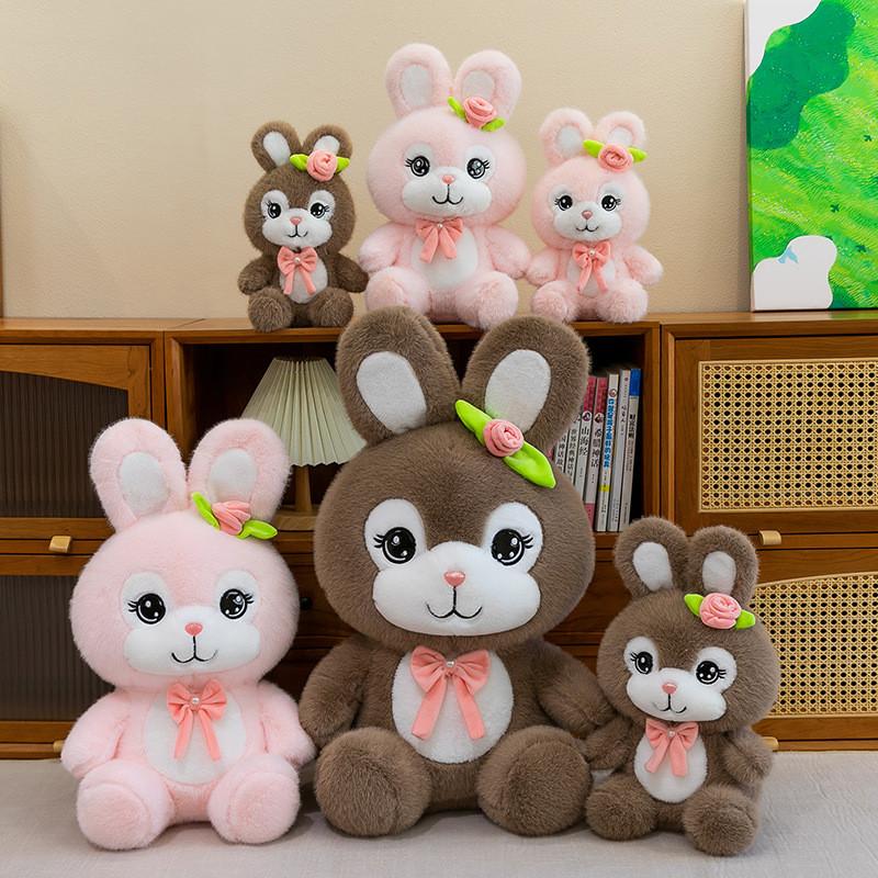 Cartoon Cute Bunny Plush Toy With Pp Cotton Filling For Kids Gift And Collectible