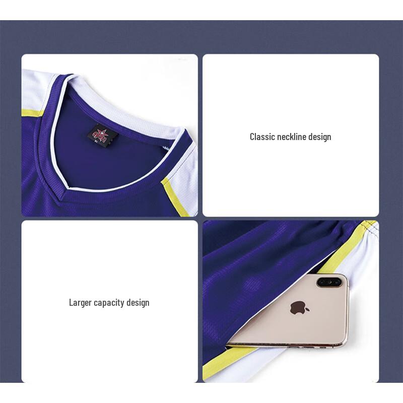 QianYueZhe Rychleschnoucí Sada Basketbalových Týmových Dresů