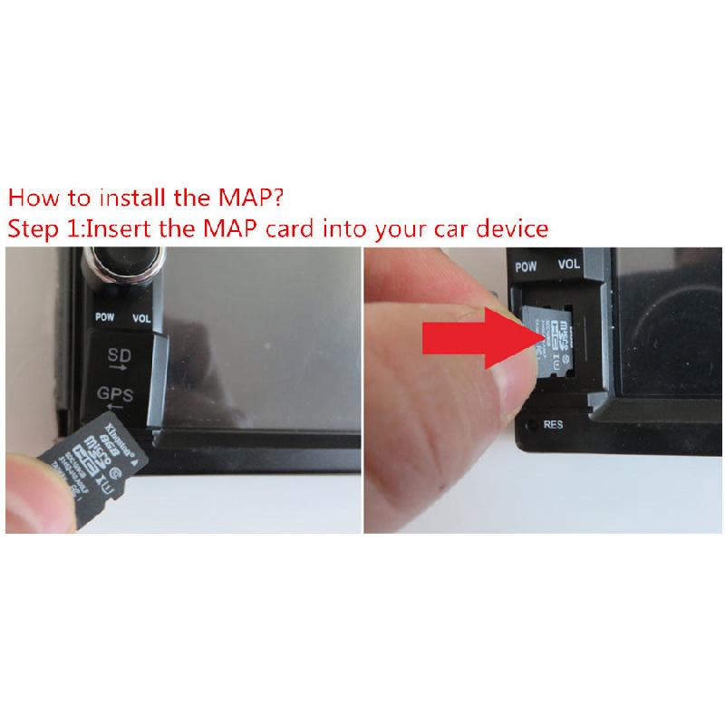 1X Car 8Gb Map Sd Plug Tf Card For Android System Car Gps Australia Zealand