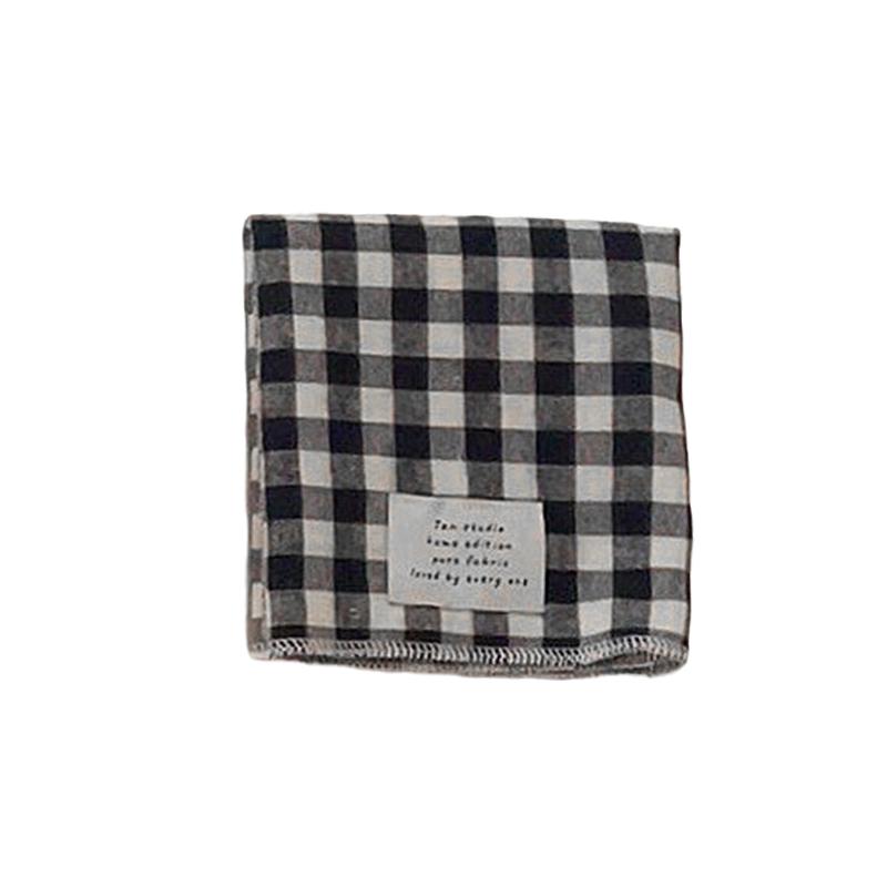 1PC Cotton Plaid Placemat Kitchen Decor Checkered Tablemats Ins Grid Series Meal Mat Photography Props 38x28cm