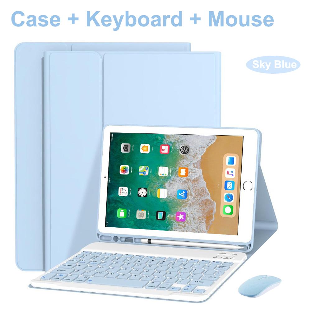 Case for iPad 5th 6th 9.7-inch,Bluetooth Keyboard Cover for Air 1st 2013 Air 2nd 2014 Pro 9.7 Inch