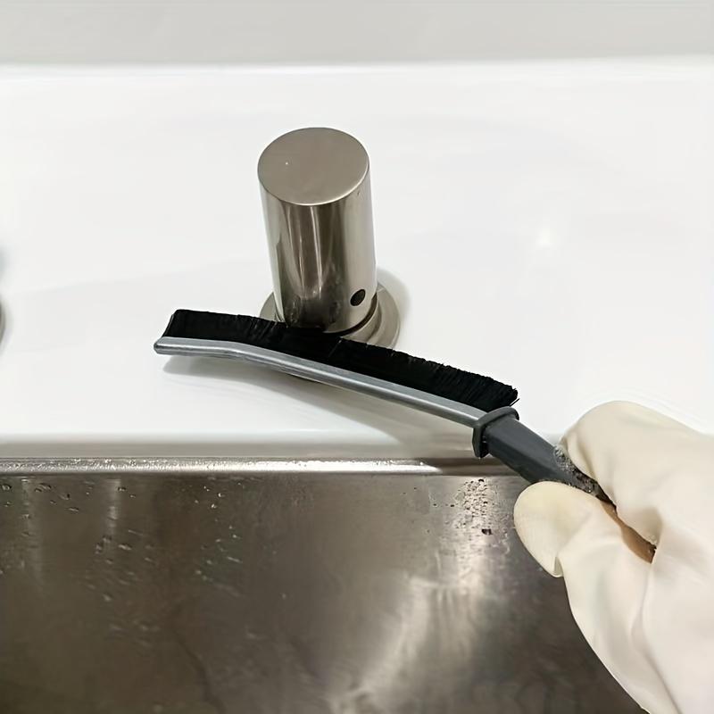 1pc Multi-Function Crevice Cleaning Brush - Ideal for Kitchen & Bathroom Tiles, Stainless Steel Faucets, and Hard-to-Reach Areas