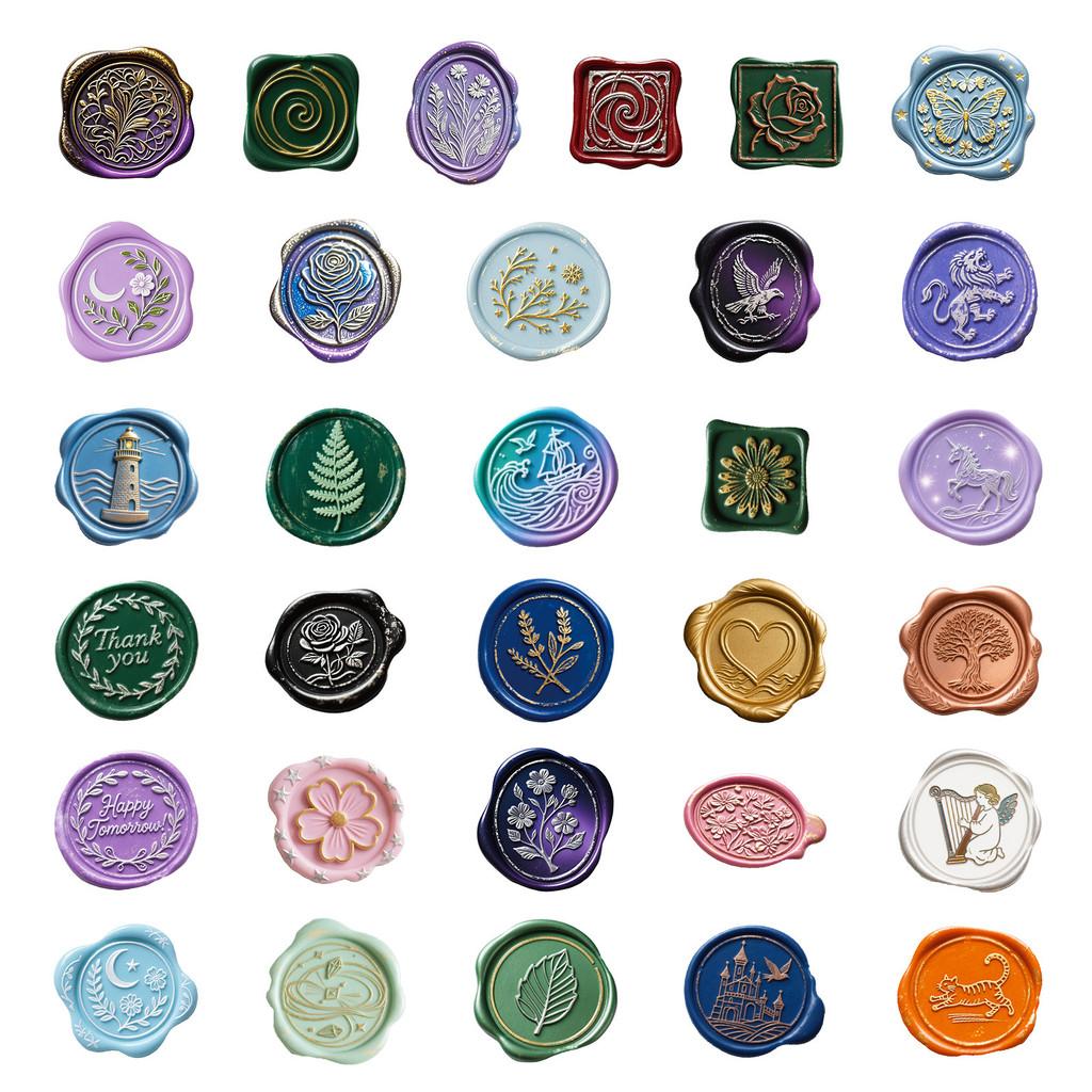 

Набор из 56 новых красочных стикеров-граффити с восковой печатью - Персонализированные креативные декоративные наклейки для чехлов для телефонов, бутылок для воды