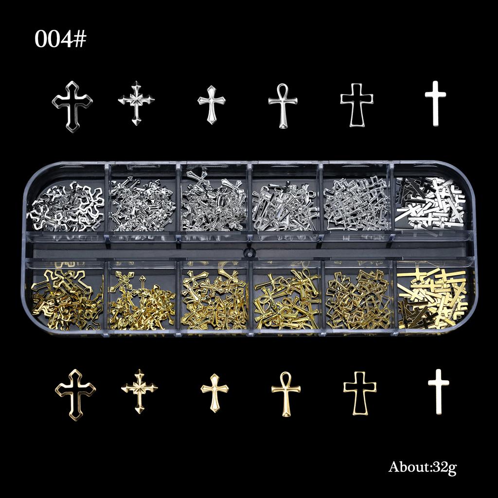 Boxed Half Round Flatback Nail Rhinestones Multi Size Gold Silver Pearls Caviar Nail Art Decorations Gold Beads Ocean Accessorie