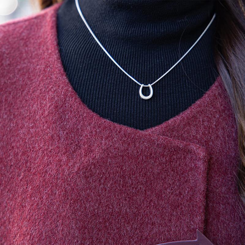 Mocana French Hepburn Style Double-Faced Wool Short Coat