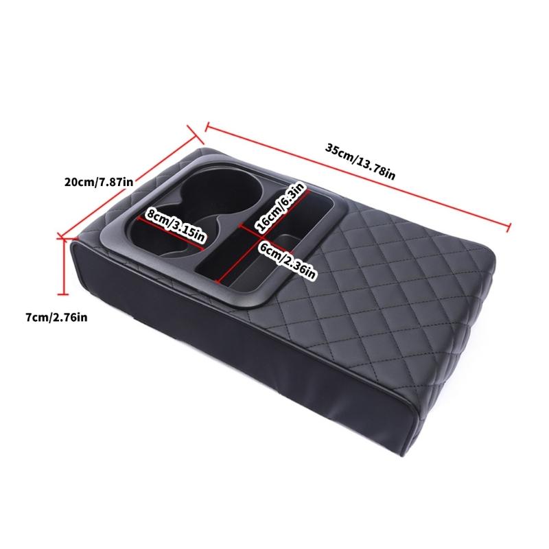 Ergonomic Car Armrest Pad Vehicles Armrest Rise Increases Storage Space & Offer Comfortable Support for Long Drives