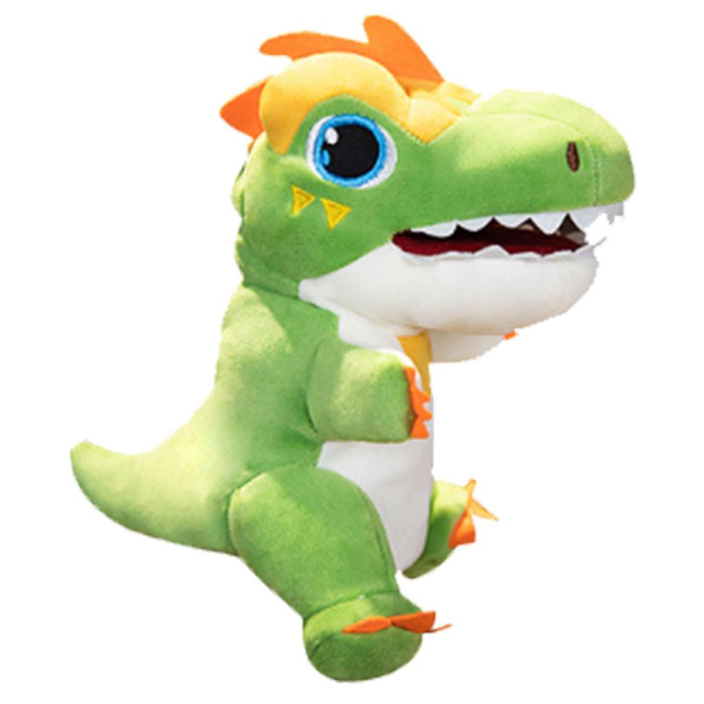 COZENTA Hand Puppet, Stuffed Animal, Mouth Movement (Dinosaur)