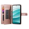 For Xiaomi Redmi Note 15 Pro 5G (Global) Case Zipper Pocket Wallet Leather Phone Cover with Straps