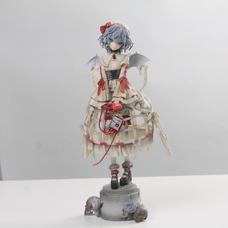 Touhou Project Remilia Scarlet Anime Figure Pvc Collectible Model Statue Scarlet Devil Mansion Desk Decor Collection Gift