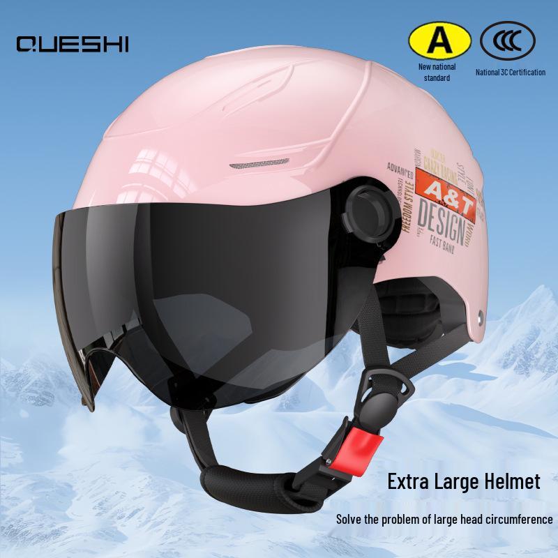 

Plus Size 3C Certified Electric Bike Helmet for Men & Women - Extra Large, Sun-Protective, Fits 70cm Head Circumference 5XL