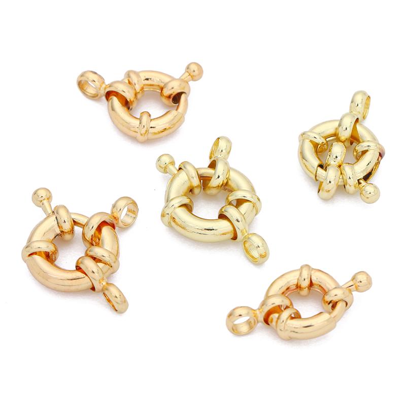 1Pc Copper Sailor Buckle Clasp For DIY Necklace Bracelet Earrings Jewelry Making Craft Accessories