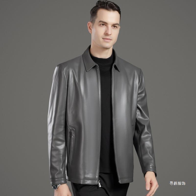 Новая мужская кожаная куртка — фото 3