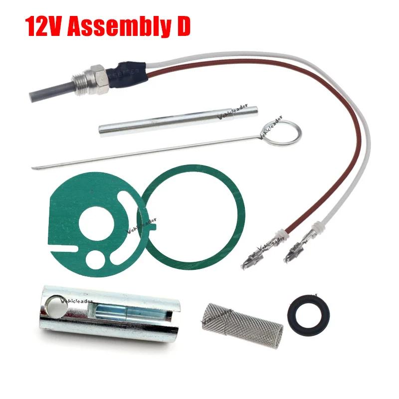 12V/24V Car Heater Parts Glow Plug Ceramic Pin+ Gaskets+Strainer+ Wrench For Eberspacher Hydronic D4WSC D5WSC 252106011000