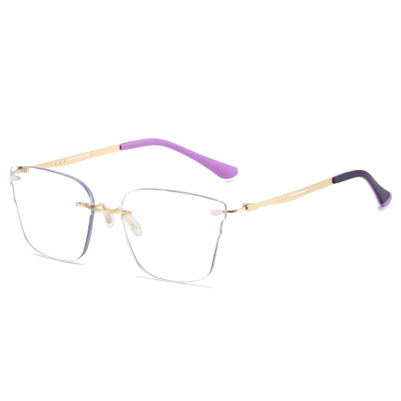 HS2801 HS2802 Unisex Squared Reading Glasses 1pc Metal Frame Presbyopia Corrective Eyeglasses for Men Women Glass Frame