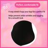 [Fukusuke] Daily Satisfied 80 Denier Tights 3-Pair Set (Black, M-L)