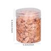 3pcs Imitation Gold Foil Flakes Glitter Nail Copper Leaf DIY Manicure Silver Foil Paper