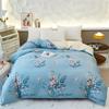Garden Colorful Floral Pattern Quilt Cover 1Pc 100% Cotton Luxury Duvet Cover Skin-friendly Soft Easy Care Queen Size Bedding