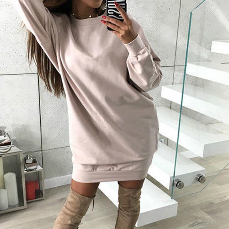 Buy Women's Fashion Long Sleeve Winter Loose Casual Hoodie Pullovers T