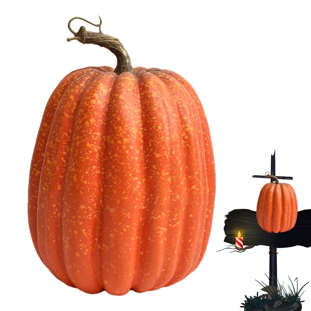 Artificial Pumpkin Artificial Pumpkins Fall Decorations Outdoor 7.87inch Vegetable Farmhouse For Harvest Fall Home Kitchen