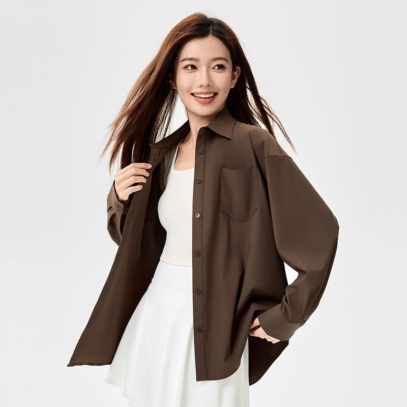 Xiaoya sunscreen clothes women's UV protection loose blue sunscreen shirt ice silk jacket sunscreen clothes women's